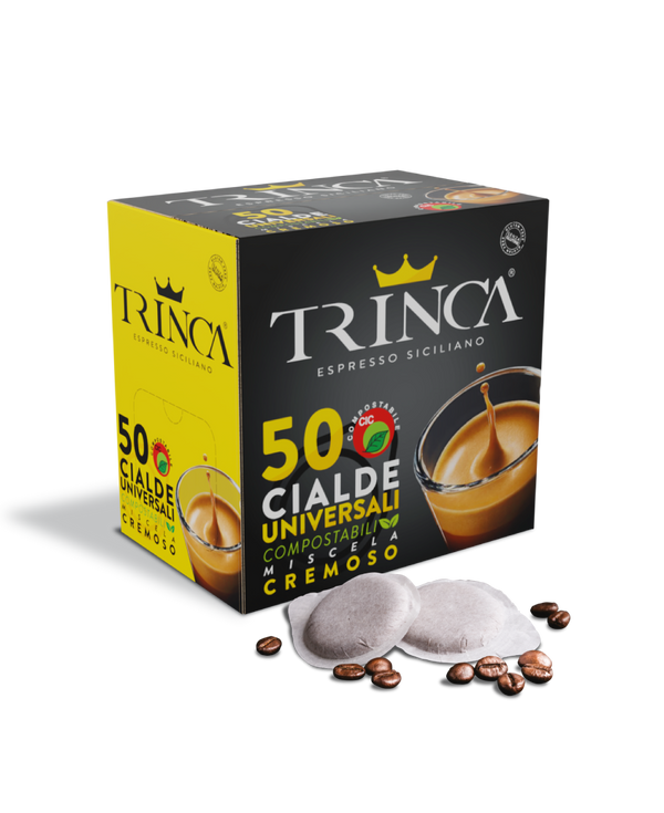 BOX CIALDE COMPOSTABILI TRINCA CREMOSO